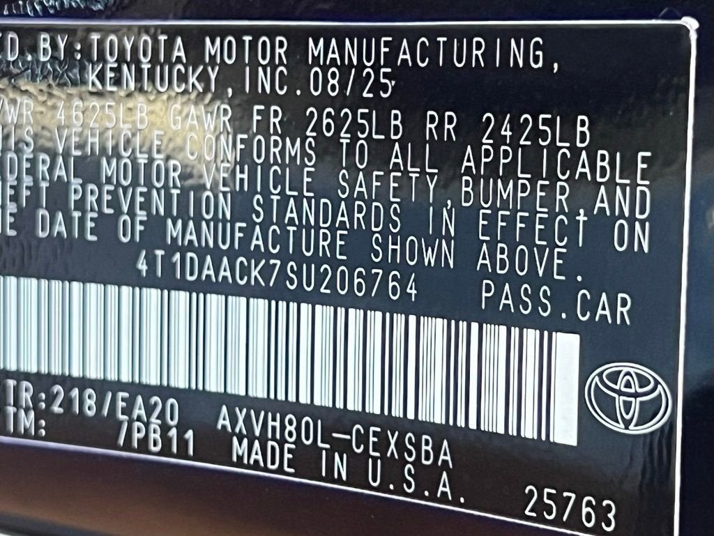 2025 Toyota Camry LE