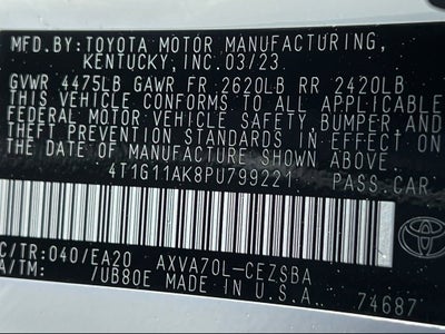 2023 Toyota Camry SE