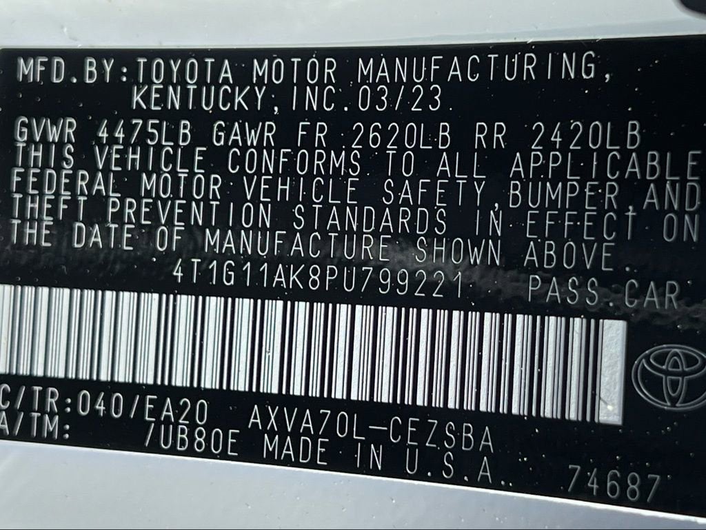 2023 Toyota Camry SE