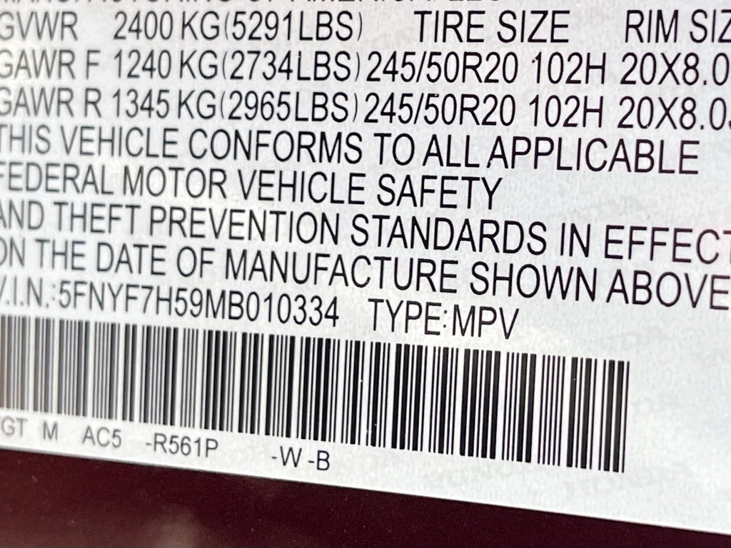 2021 Honda Passport EX-L