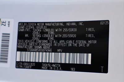 2025 Toyota Grand Highlander XLE