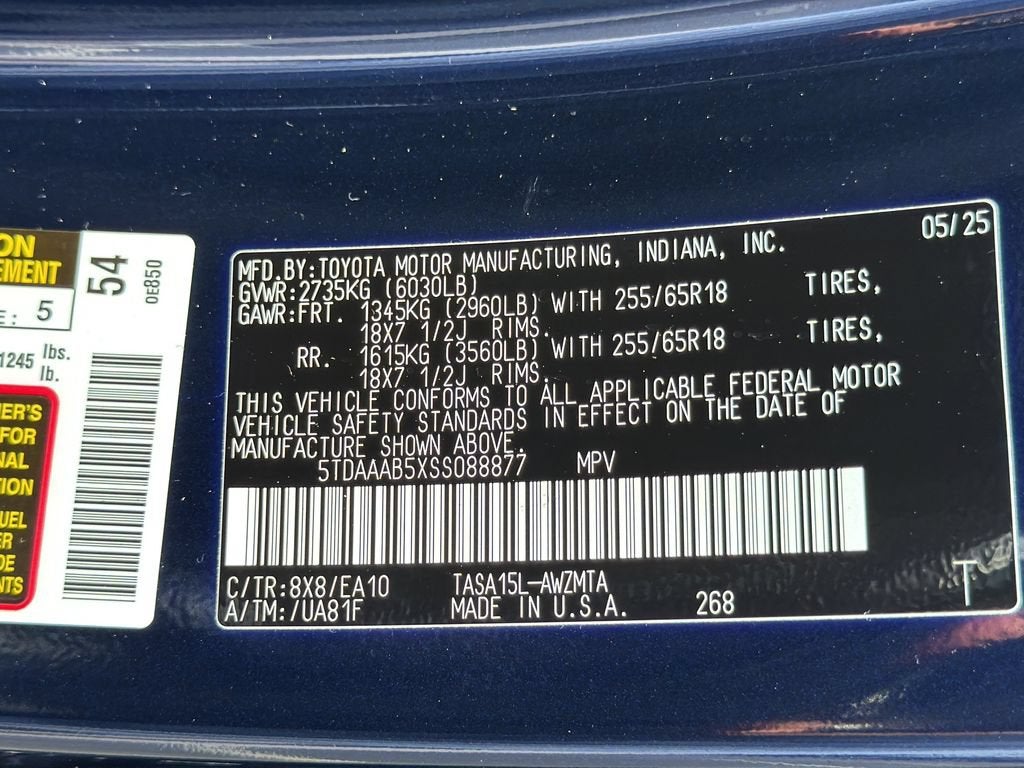 2025 Toyota Grand Highlander XLE