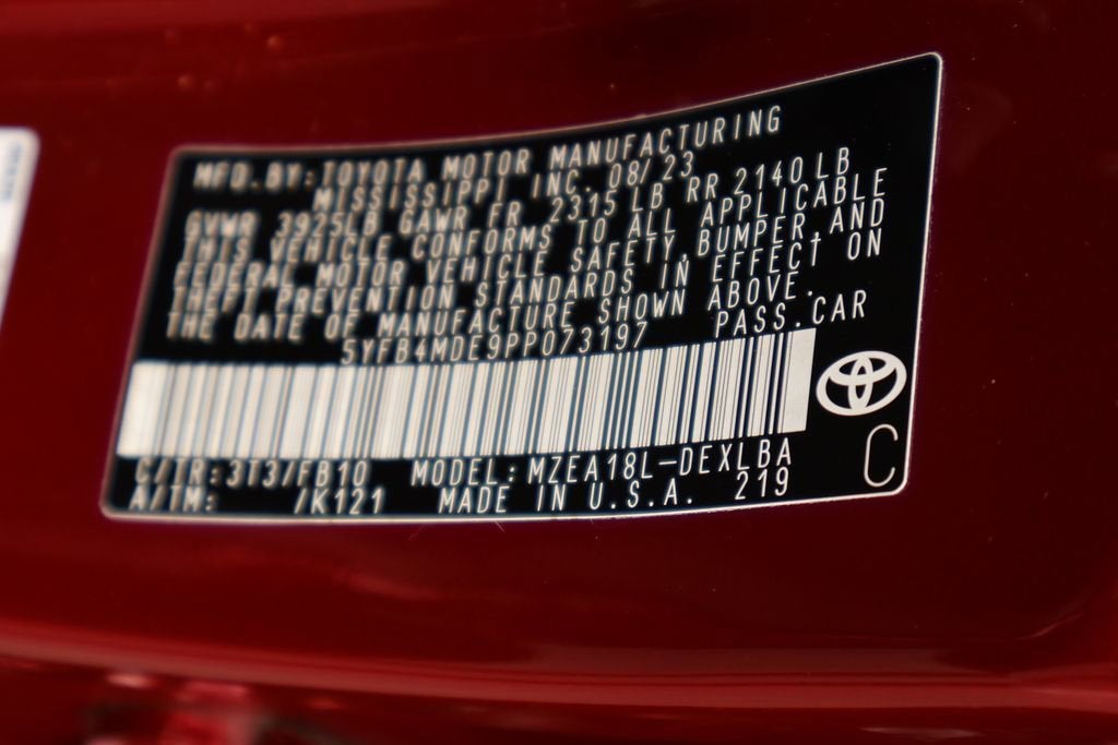 2023 Toyota Corolla LE
