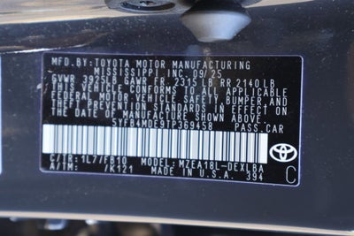 2026 Toyota Corolla LE