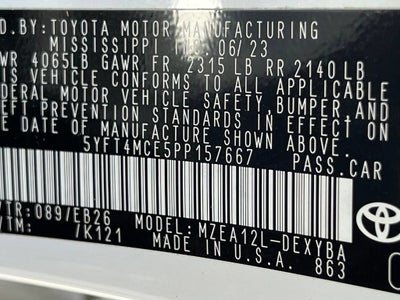 2023 Toyota Corolla XSE