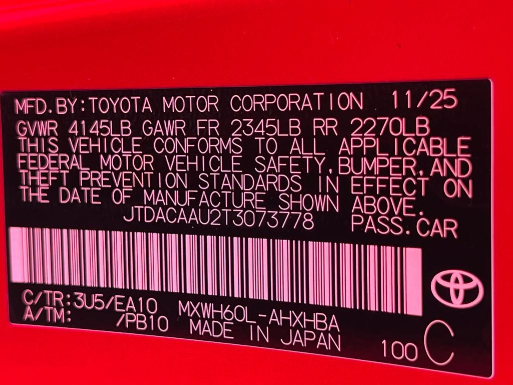 2026 Toyota Prius LE