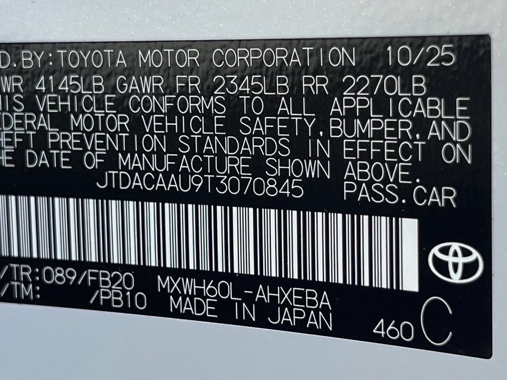 2026 Toyota Prius LE