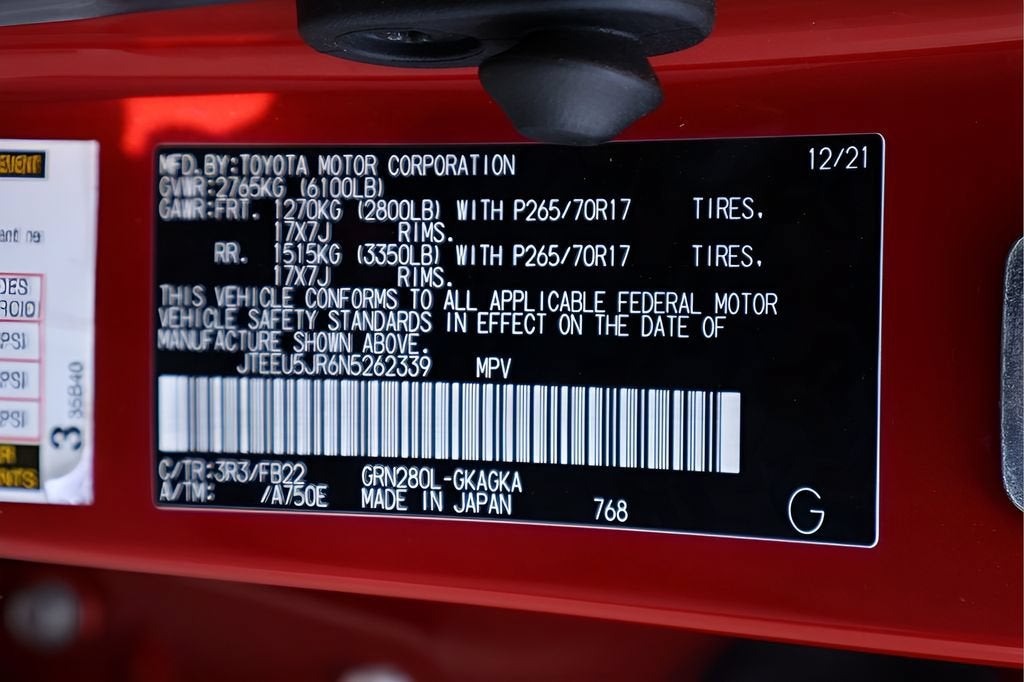 2022 Toyota 4Runner SR5