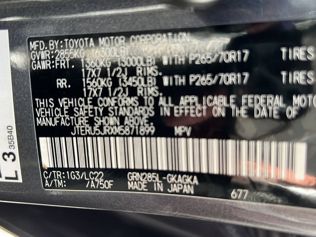2021 Toyota 4Runner TRD Off Road Premium