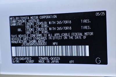 2025 Toyota 4Runner Hybrid TRD Off Road