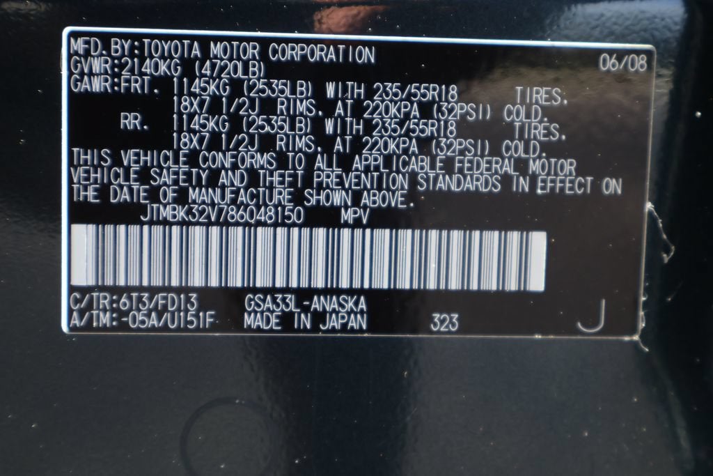 2008 Toyota RAV4 Sport