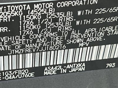 2018 Toyota RAV4 LE
