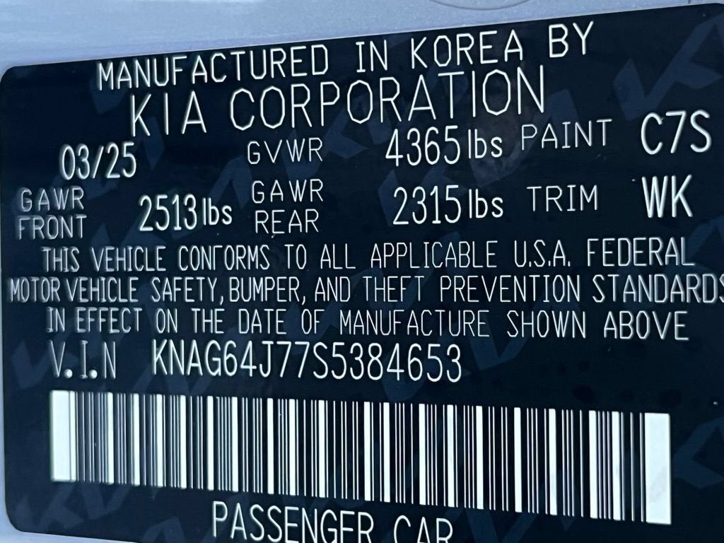 2025 Kia K5 GT-Line