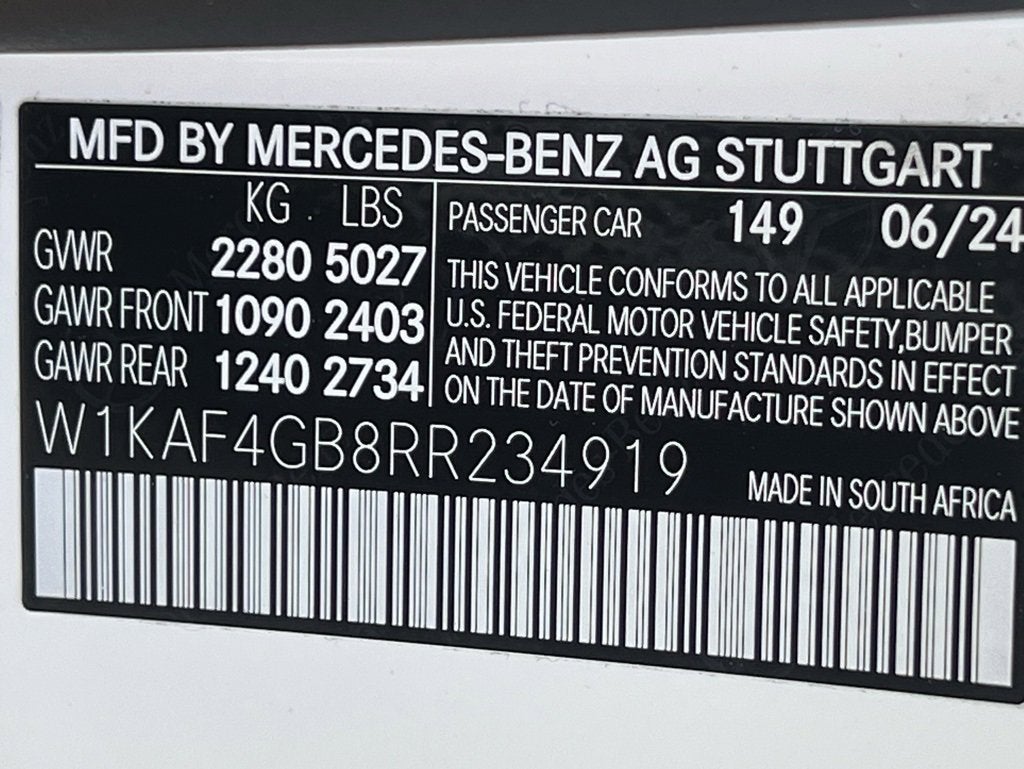 2024 Mercedes-Benz C-Class C 300