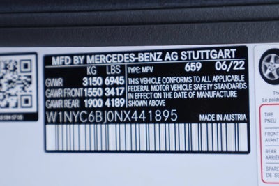 2022 Mercedes-Benz G-Class G 550