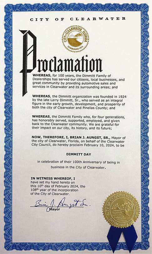 Mayoral Proclamation